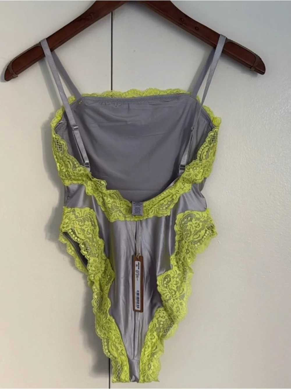 Skims Chrome Lace One Piece Swim